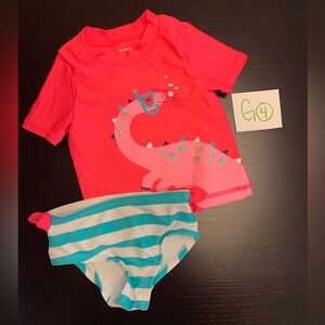 Carter’s 9m Dino Theme Two Piece Swim Set